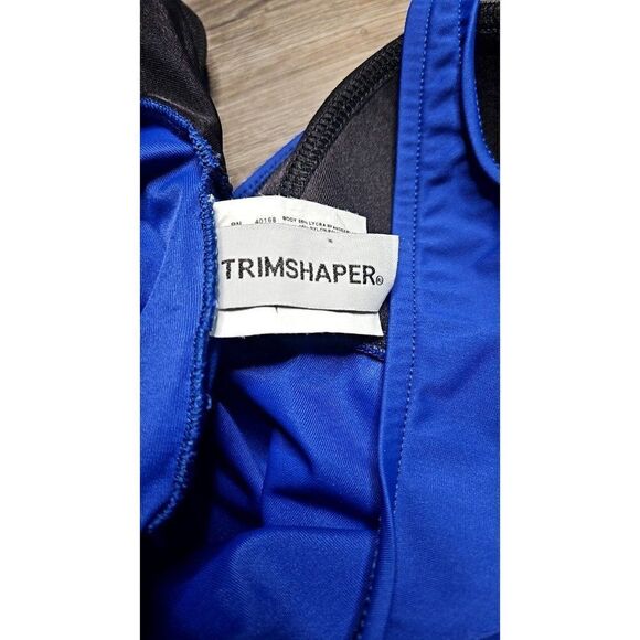 TRIMSHAPER Slimming Ruched One-Piece Swimsuit Women's Size 10 - Picture 5 of 5